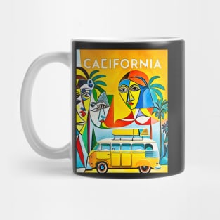 California, globetrotters Mug